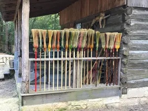 Handmade Farmhouse Broomcorn Broom Handmade Farmhouse Broomcorn Broom