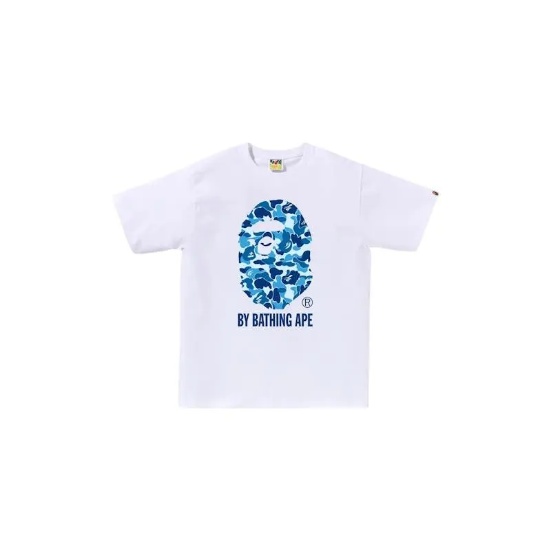 BAPE ABC Camo By Bathing Ape Tee (SS25) White/Blue (men) by StockX