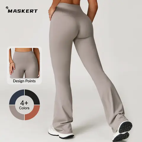 MASKERT Women's High Waisted Leggings Tummy Control Butt Lifting for Training & Casual Wear summerwins Activewear For Fitness Gym Sportswear Bottoms
