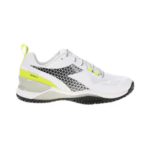 diadora Womens Blushield Torneo 2 All Ground Tennis Sneakers Shoes - Green, White