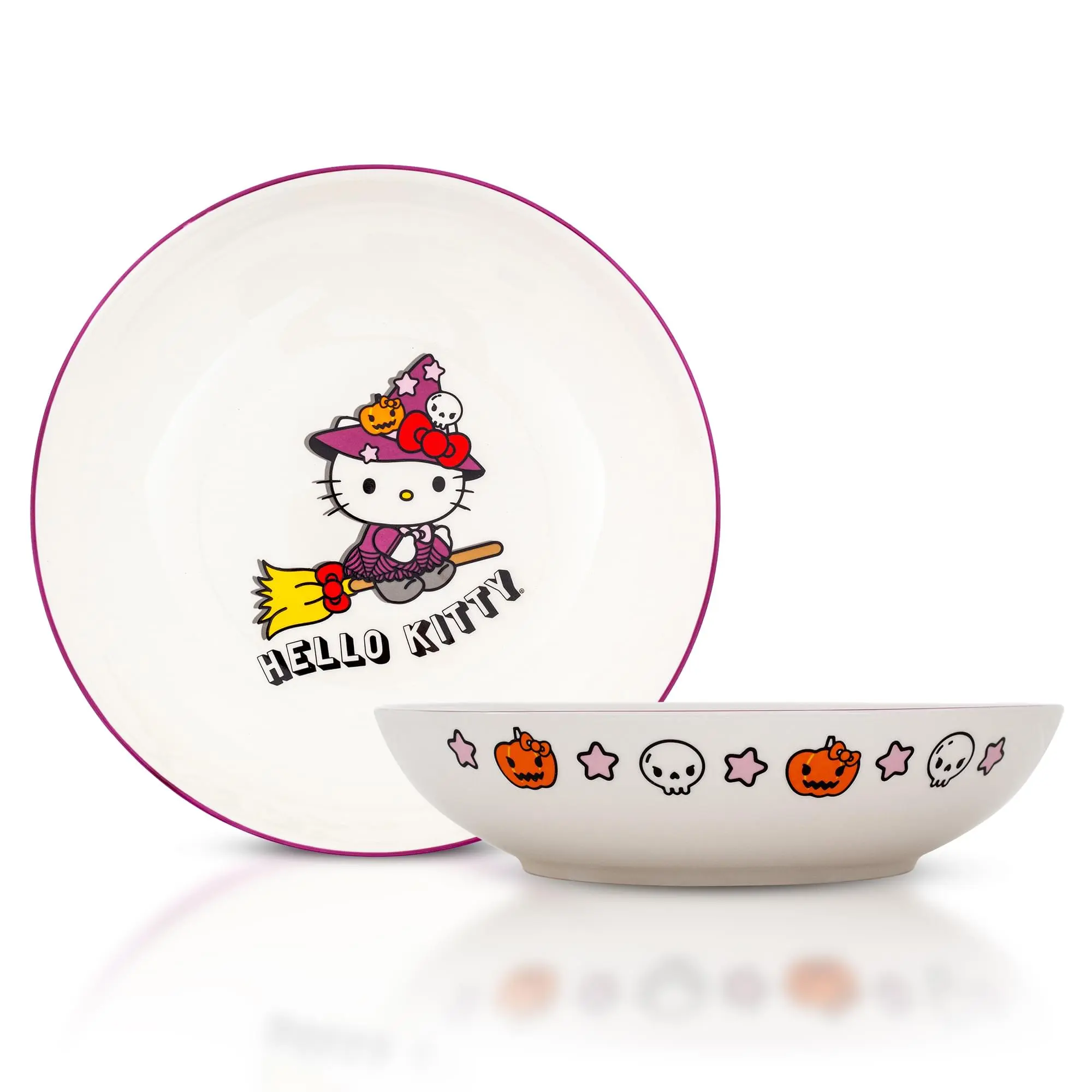 Sanrio Hello Kitty Witch 9-Inch Ceramic Coupe Dinner Bowl