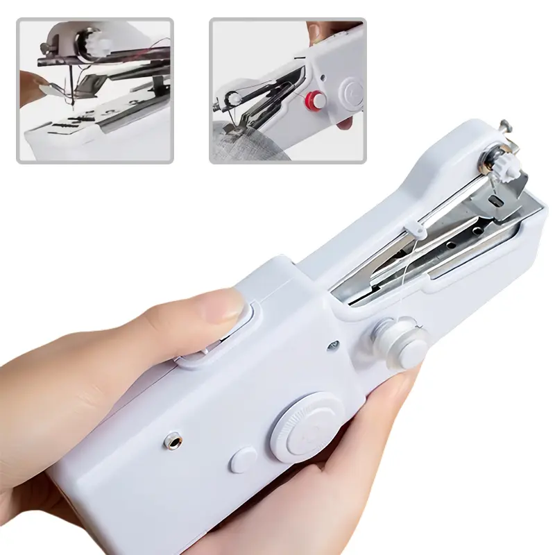 Multifunctional Small Handheld Electric Sewing Machine - Residential Home Utility Tool, Portable Mini, Automatic Micro, Manual Hemming, Needle Thread Tool, Sewing Supplies for Crafts