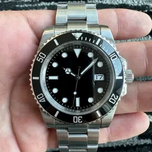 SUB Luxury Watch with Logo - Stainless Steel Band - Precision Timepiece for Men