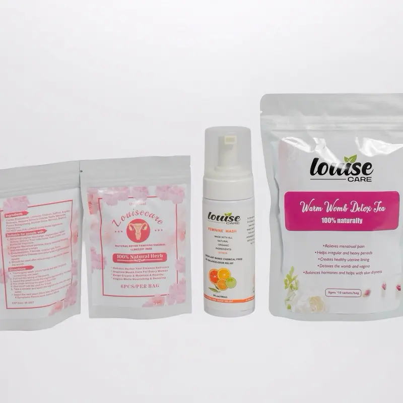 Louisecare Feminine Care Kit with Intimate Wash - Supports Ovulation Regulation, Infection Care & Personal Health Maintenance, Sensitive Intimate Wash, Feminine Intimate Care