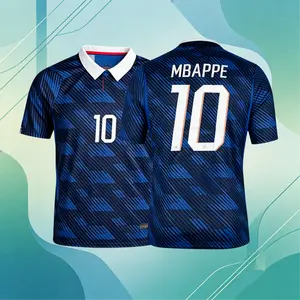 2026 France 10# Mbappé Short Sleeve Soccer Jersey Quick-Dry