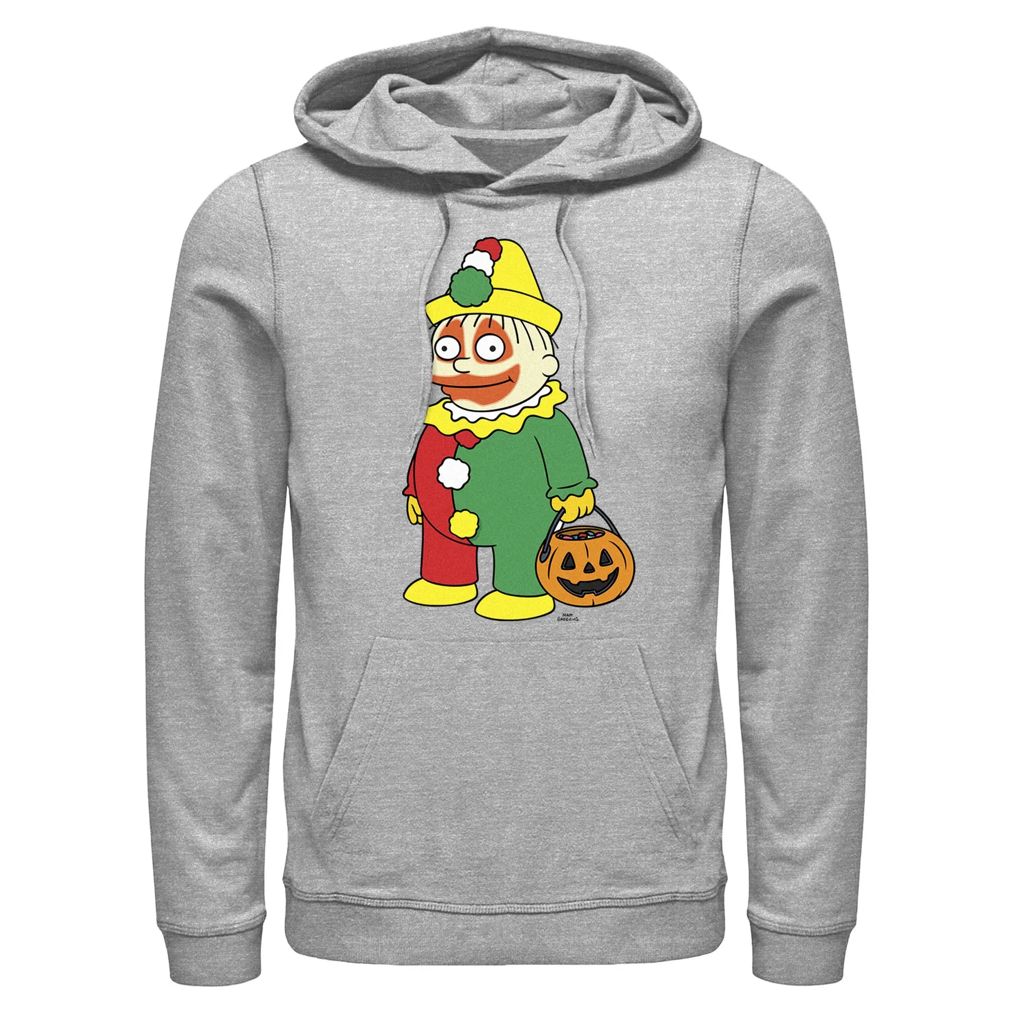 The Simpsons Halloween Clown Ralph Mens Lightweight Hoodie