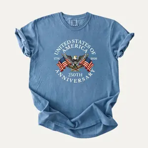 USA 250th Anniversary of The United States Shirt, USA Independence Day Tshirt, American Flag Patriots Gifts, 4th July Tee