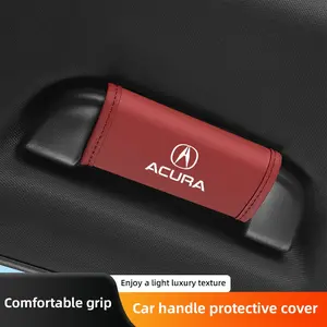 2pcs Car Roof Handle Protection Cover Gloves Auto Accessories For Acura ADX RDX ZDX Integra NSX MDX TLX CDX ILX RLX TL RL