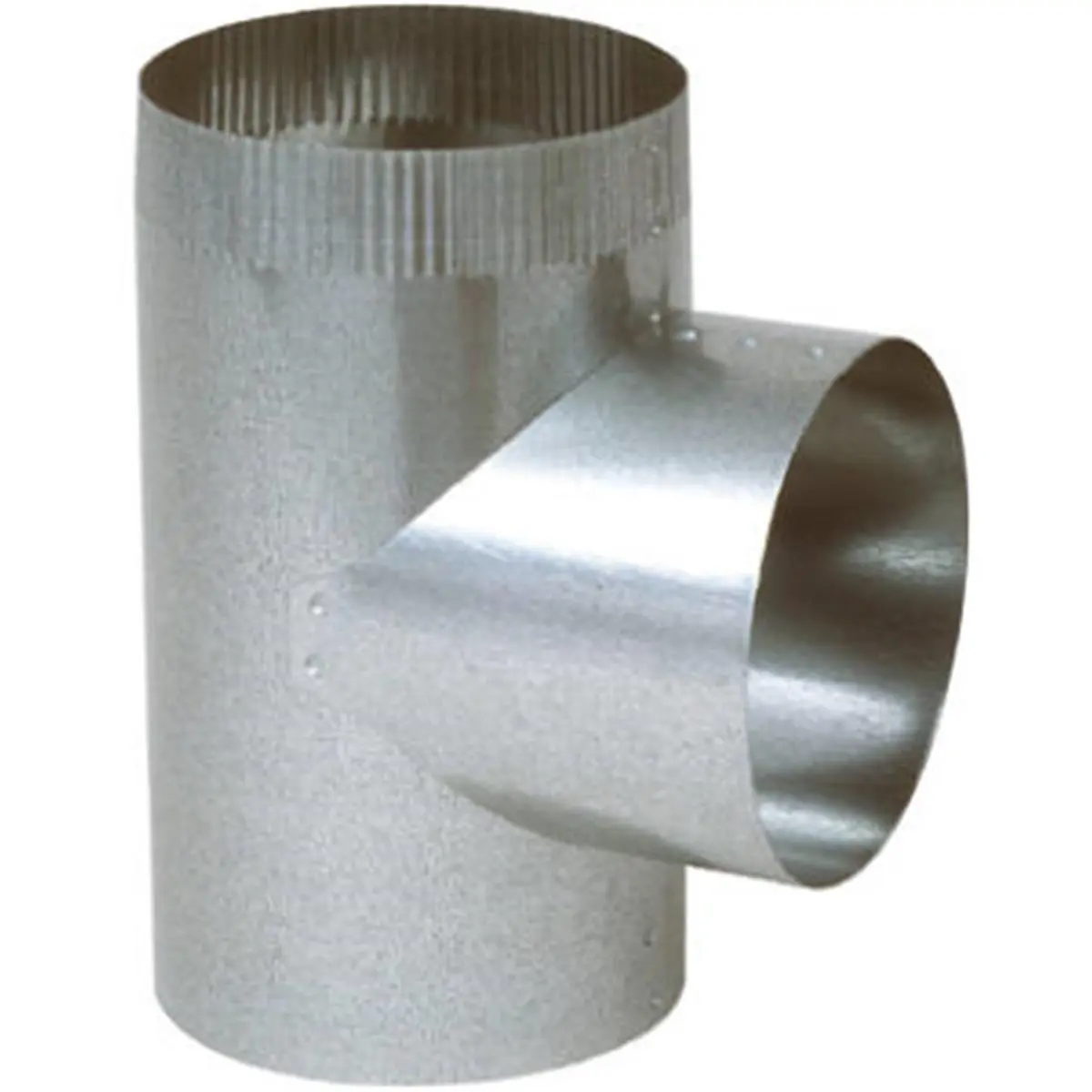 212 MAIN Galvanized Steel HVAC Straight Tee - GV0912 Model, 3-in Size, 30-ga Gauge Construction