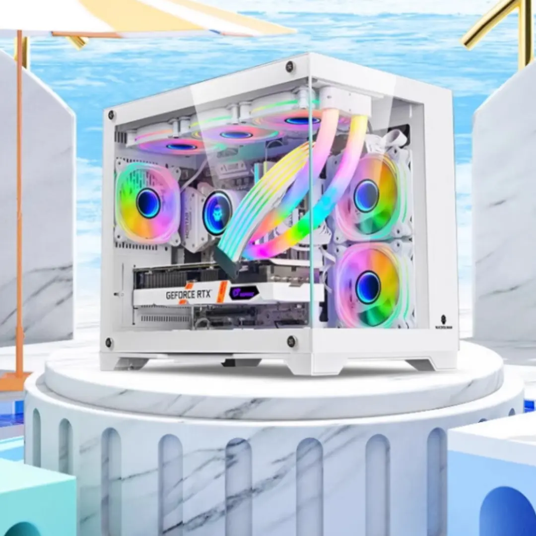 Panoramic Glass 360 Water-cooled Desktop PC Case Advanced XT View PC ...