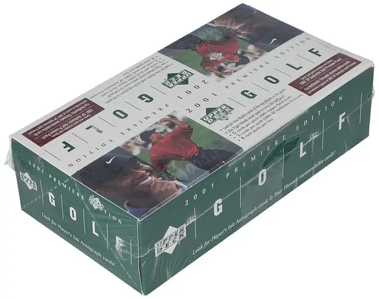 2001 Upper Deck Golf Rack Pack - 8 Rack Packs per box, 4 packs per Rack Pack