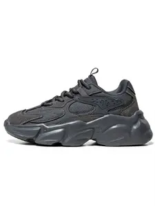 1 Pair Multi-color Trendy Chunky Workout Sneakers, Sports Shoes - Mesh + Suede Stitching Upper + Chunky Sole Design, For Daily Styling & Casual Outfits, Trendy & Versatile, Comfortable Chunky Sole