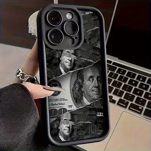 US Dollar Pattern Matte Suitable For Apple for iPhone 17 Air 16 16e 15 14 13 12 11 Pro Max Plus X XS Drop Protection Shockproof Soft Silicone smartphone Cover
