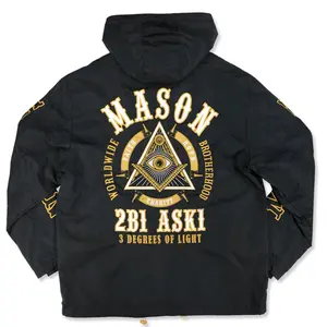 Freemasonry Masonic Windbreaker Jacket- Masonic Fraternity Jacket