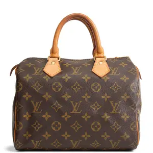 Pre-owned Louis Vuitton Coated Canvas Tote Bags Vintage Monogram Speedy 25