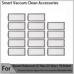 Washable HEPA Filter for Xiaomi Roborock Q7 Max Q7 Max+ T8 Robot Vacuum Cleaner Spare Parts Accessories Washable Filter