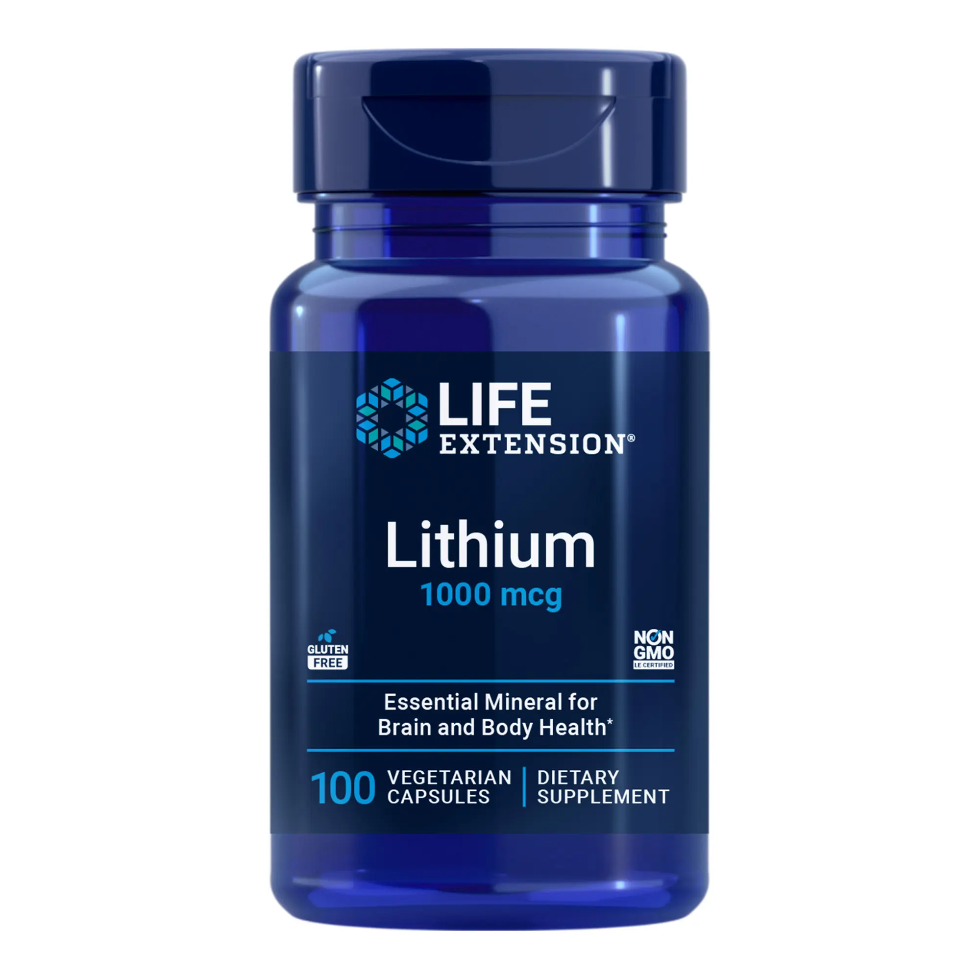 Life Extension Lithium 1000 MCG, 100 Capsules Life Extension Lithium 1000 MCG, 100 Capsules