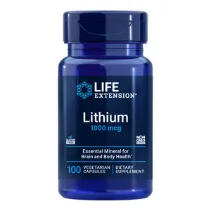 Life Extension Lithium 1000 MCG, 100 Capsules