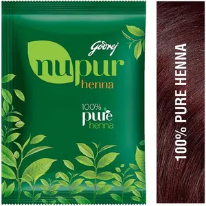 Nupur Henna Natural Henna for Mehndi - 100% Pure Henna, 100% Natural Extract, Ideal for Hair Color Application Haircare