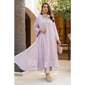 Violet Pakistani  Suit