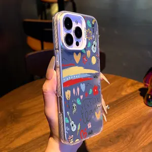 Cute Doodle Aesthetic Pattern for iPhone Case:  Luxury Design with Enhanced Protection The perfect gift for a holiday or birthday |for iPhone 17/16/15/14/13/12/11