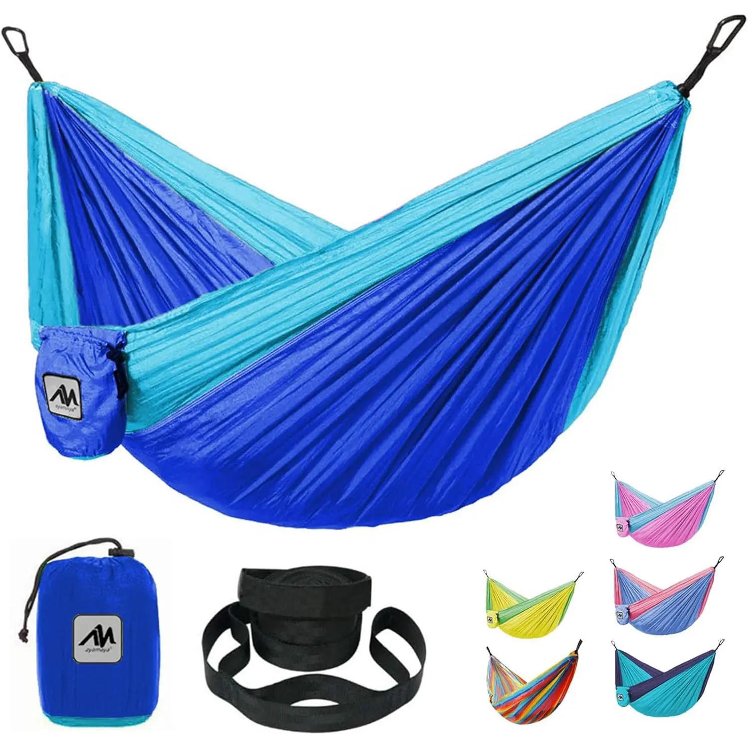 Camping Hammock, Small Outdoor Hammock Gifts for   , Ultralight  Camping Gear with Tree Strap & Carabiners,Sling Swing Hammock for Indoor/Outdoor Use