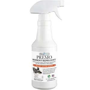 Rodent Repellent Spray - 32 oz - Plant Based All Natural Non-Toxic - By Premo Guard Oil Outdoors