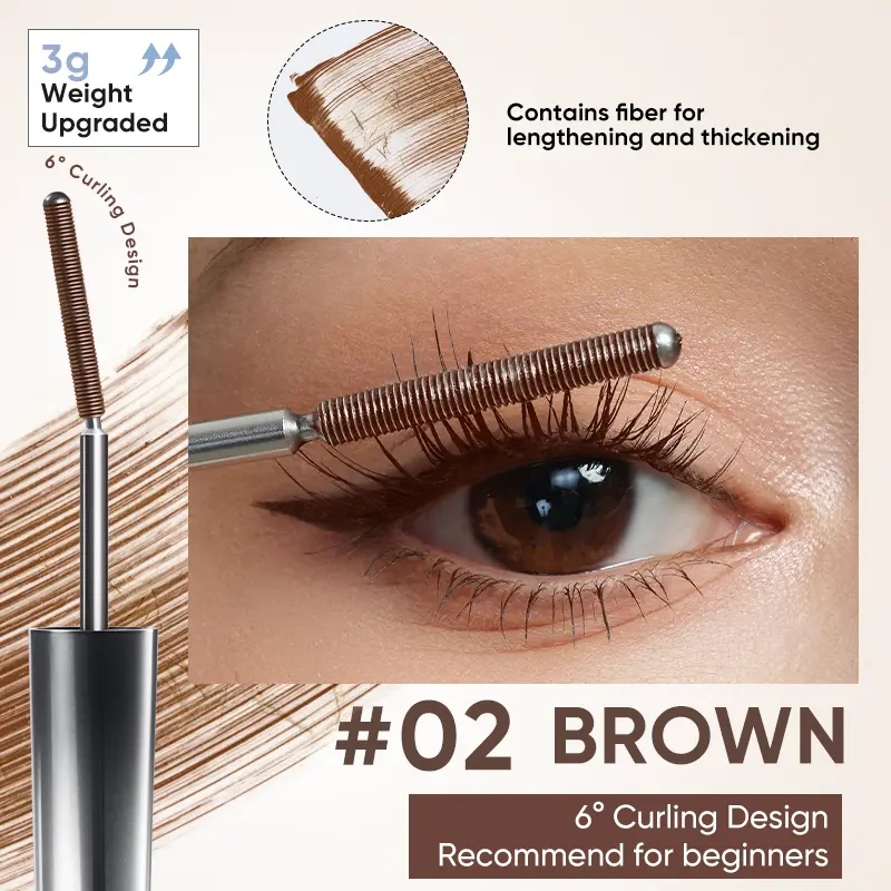 (3g) 6°Curling Design #02Brown