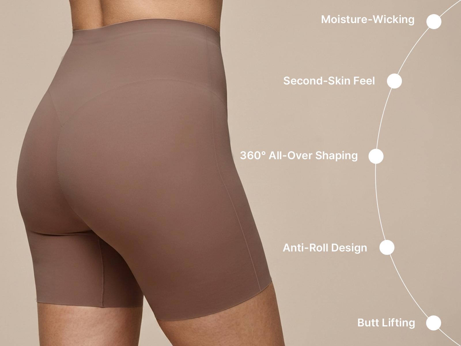 Seamless Shaping Boyshorts Panties for Women Slip Shorts Under Dress Shapewear Shorts Tummy Control Underwear