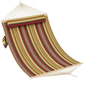 Hammock Heavy Duty Hammocks Portable Hammock with Pillow 450lbs for Outdoors,Backyard,Patio person No Stand