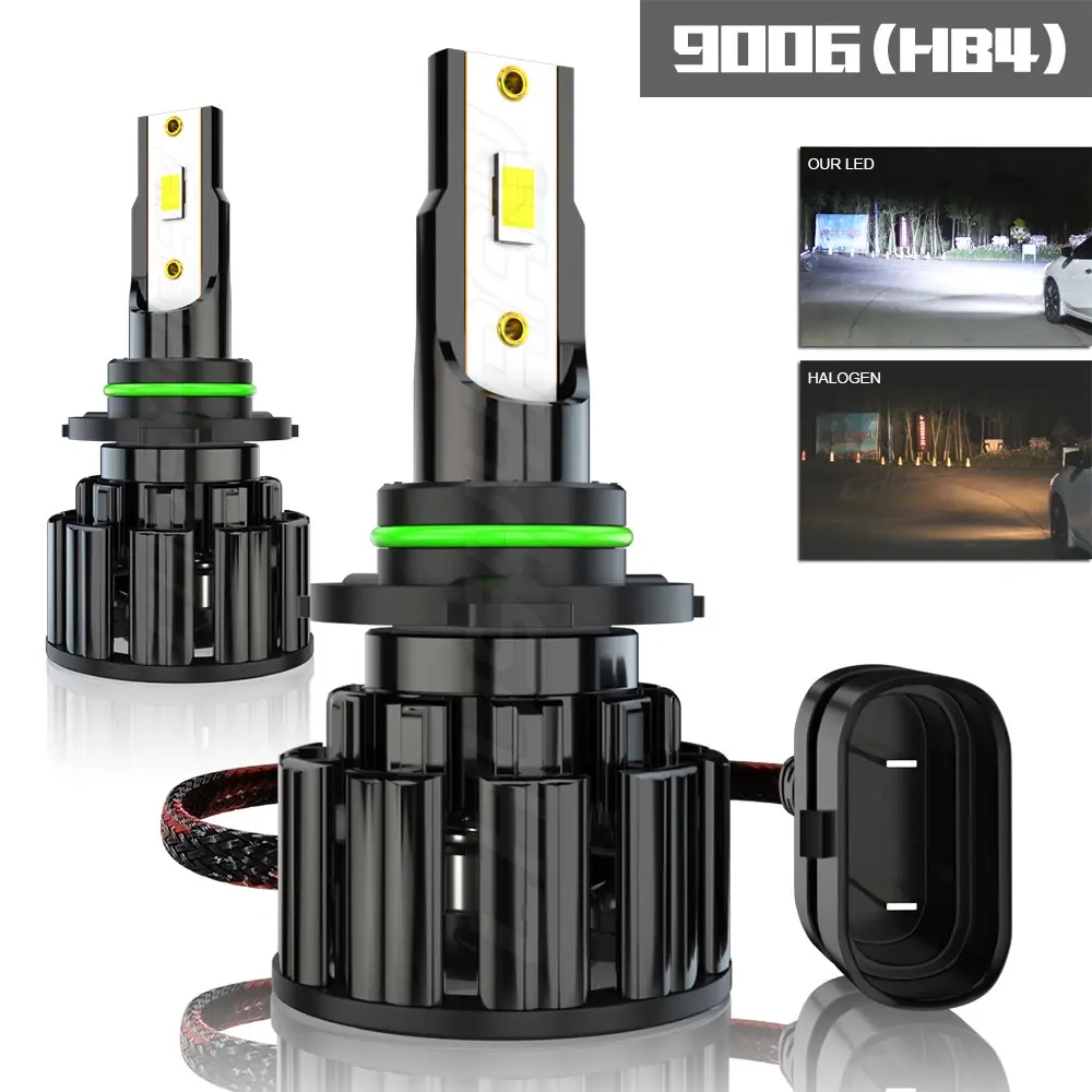 Para for Honda Civic 2004 2005 2006 2007 2008 2009 2010 2011 2012 2013 LED 9006 headlight bulbs 6000K  Led Vehicle Led