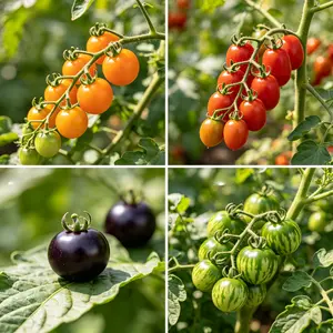 Sun Gold Mixed Cherry Tomato Seeds for Vegetable Garden, Colorful Small Tomato Planting Seeds for Raised Bed Patio Pot Container Growing