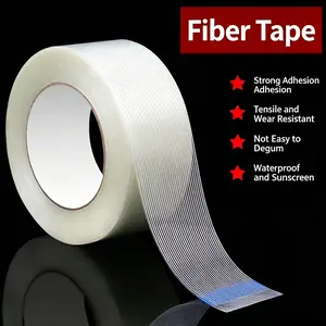 Industrial Grade Invisible Adhesive, Glass Fiber Support, Securely Fixes Heavy Objects, No Trace Left After Removal, Polyester Material