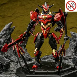 Action Figure Assembly Model Mech Warrior, Beautiful Model Mech, Suitable for Anime Fans, Game Enthusiasts, Collectors, Desktop Decoration, Holiday Gift, Christmas Gift, Action Figurine