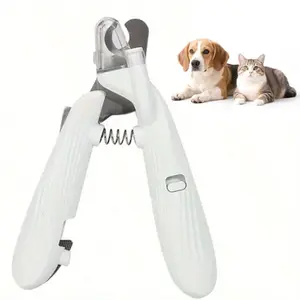 2 in 1 Pet Nail Grinder and Clipper with LED Light for Precise and Safe Cat and Dog Nail Trimming