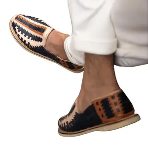Men’s Handmade Leather Huaraches – Closed Toe – Comfortable Mexican Sandals – Multiple Colors