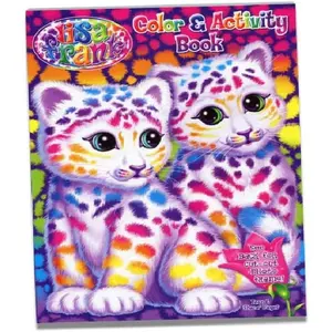 Fun Coloring and Activity Book, Cute Cats Art Cover 64-Pages Drawing Book with Cut-Out Photo Frame (Pack of 1)