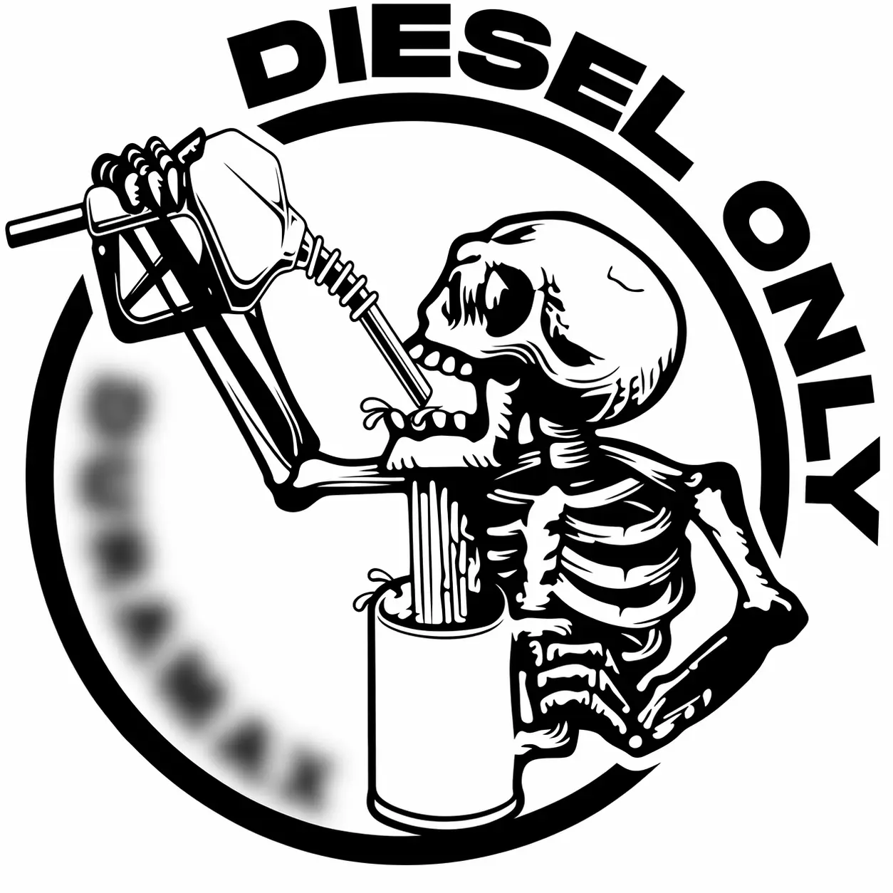 Diesel Only Dur@m@x inspired decal Universal Car Sticker Automotive Accessories