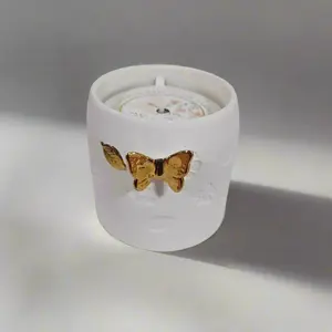Butterfly Ceramic Candle