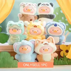 Toyzero Lulu Canned Pig Plush Blind Box Toy, Forest Theater Finger Puppet Keychain, Original Ip Series Collectible Figure, Kawaii Stuffed Animals