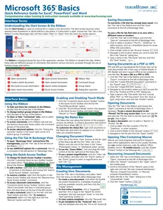 Microsoft Office 365 Basics Quick Reference Guide