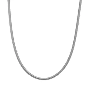 Wave Motion Necklace 20-22 Inches in Stainless Steel