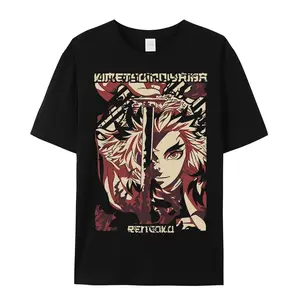 Rengoku Unisex Shirt | Demon Slayer Tee for Teens & Adults | Flame Hashira T-Shirt | Anime Streetwear | Otaku Gift | Kimetsu Tee 25819Father's Day Gift