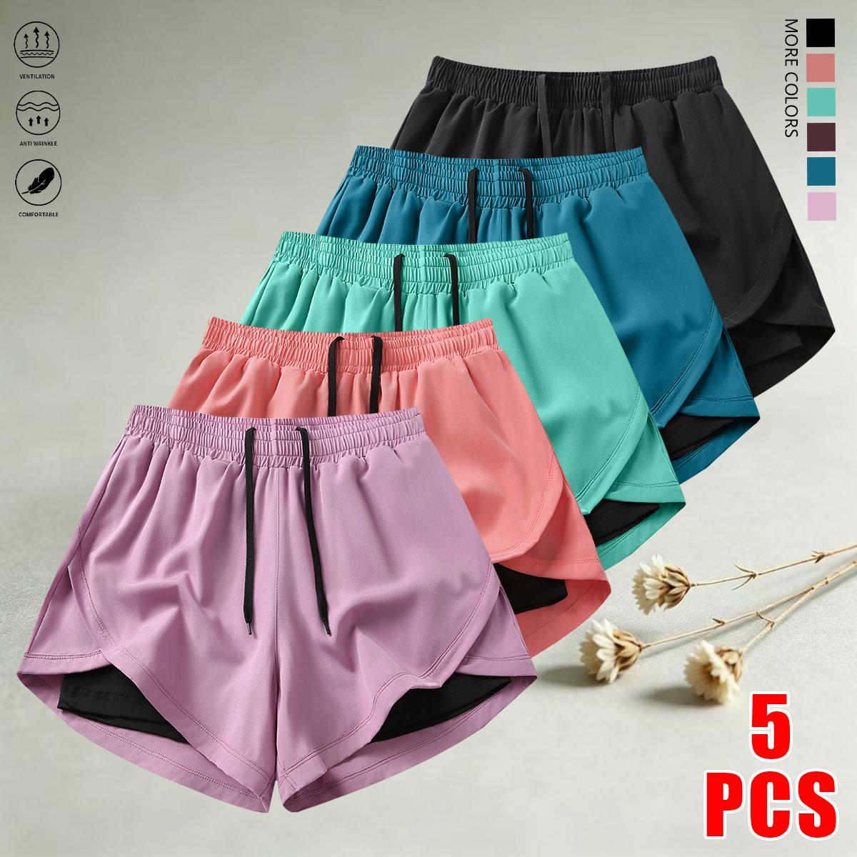 High-stretch, quick-dry, breathable women’s athletic shorts that prevent exposure—ideal for running, fitness, yoga training, and casual wear; versatile shorts available in multiple colors. High-stretch, quick-dry, breathable women’s athletic shorts that prevent exposure—ideal for running, fitness, yoga training, and casual wear; versatile shorts available in multiple colors.