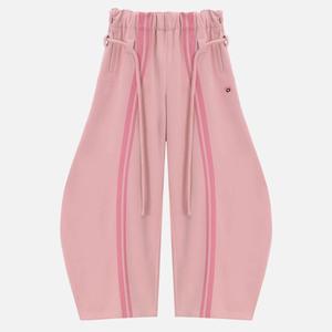 Aelfric Eden Stripe Super Baggy Sweatpants Oversized Barrel Pants Vintage Wide Leg Elastic Waist Lantern Trouser Unisex Basic Bottoms, Clothes, Polyester, Striped, Baggy Pants