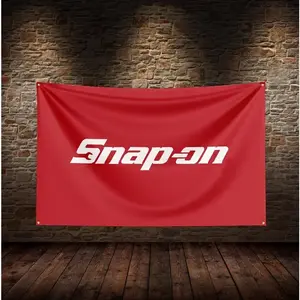 Snap-on Racing Flag ndoor/Outdoor Garage Decor for Man Cave, Garden, or Event, Indoor Outdoor Banner |     Checkered Pattern |     Durable Polyester, Racing Flags