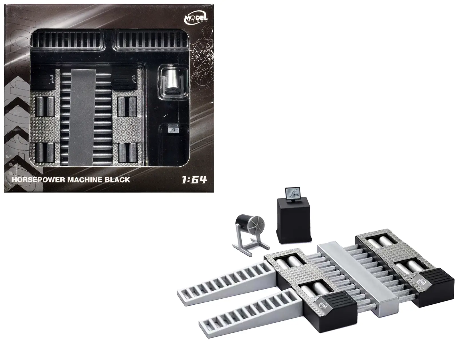 Horsepower Machine Black 1/64 Diecast Model by Model Model