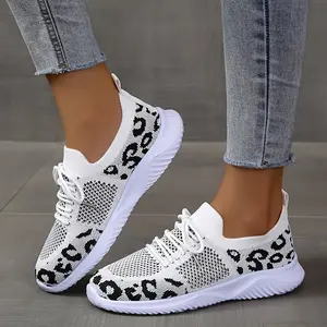 Leopard Print Lace-up