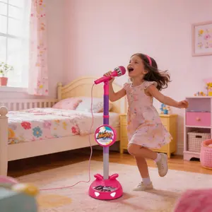 K-pop Portable Colorful with LED  Light Karaoke Microphone Toy,Boosts your child's happinessand confidence, Built in music, Kpop festival giftcreativity halloween gift ornament Perfect birthday, Christmas,Easter gift for kids ages 3-8  musical