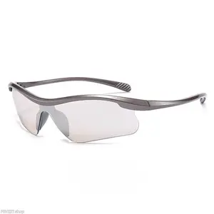 Rimless Sports Sunglasses UV400 Protection Lightweight Wrap Around Outdoor Cycling Running Eyewear Unbreakable for Men Women High Performance